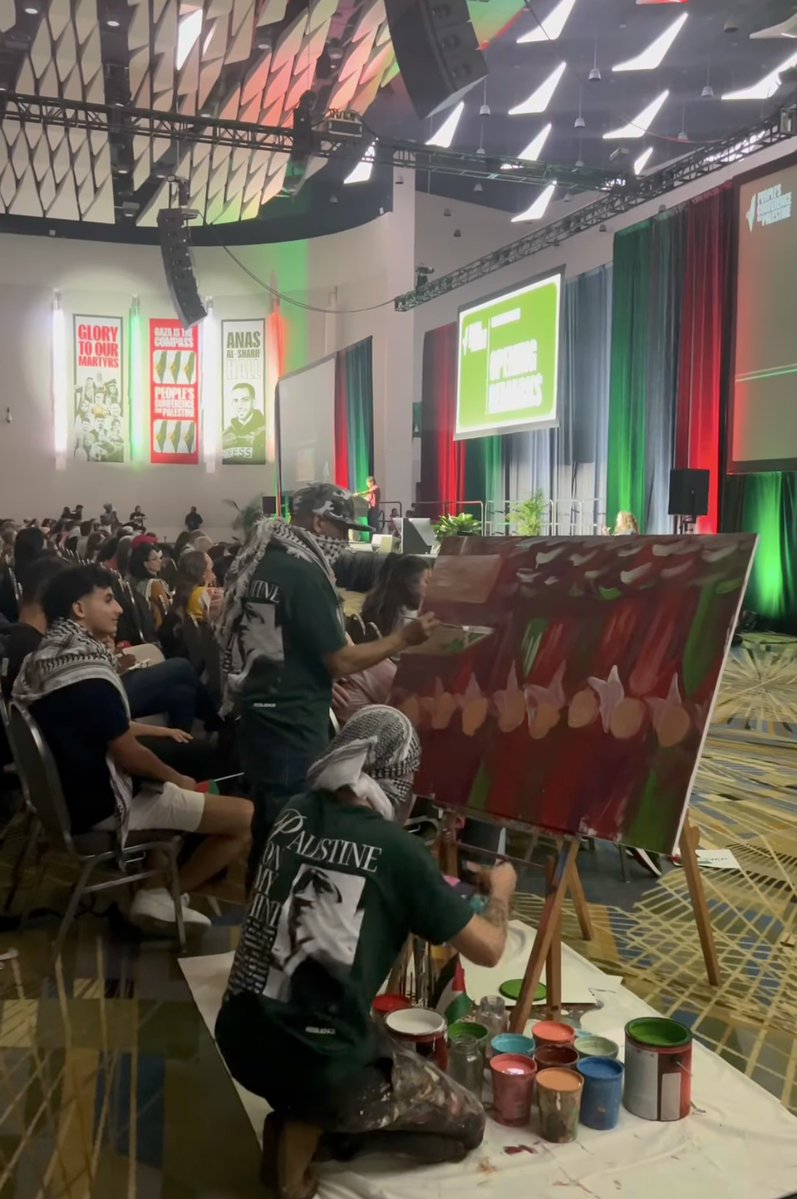 NizNellie3 (@niznellie3) on Twitter photo 🚨 UPDATE from the Terrorist Convention in Detroit!
There was a panel lecture on implementing the next necessary steps to hijack the culture at large, all to destroy Jews and America. Masked Hamasniks are all over the g*ddamn place.
We did win 2024, correct? <a href="/FBIDirectorKash/">FBI Director Kash Patel</a> 🚨 UPDATE from the Terrorist Convention in Detroit!
There was a panel lecture on implementing the next necessary steps to hijack the culture at large, all to destroy Jews and America. Masked Hamasniks are all over the g*ddamn place.
We did win 2024, correct? <a href="/FBIDirectorKash/">FBI Director Kash Patel</a>