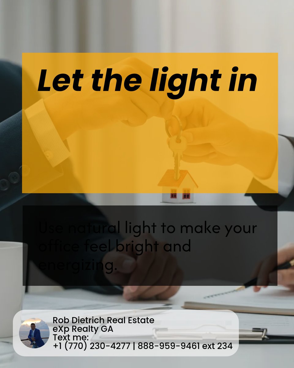 RobDietrich's tweet image. 🏢 Home office looking cluttered? Boost your home’s appeal with these styling tricks: 1. Declutter &amp;amp; tidy up! 📚 2. Use natural light to keep it fresh ☀️ 3. Add some green for life 🌿 Ready for your next showing? Share room transformation pics! #OfficeGoals