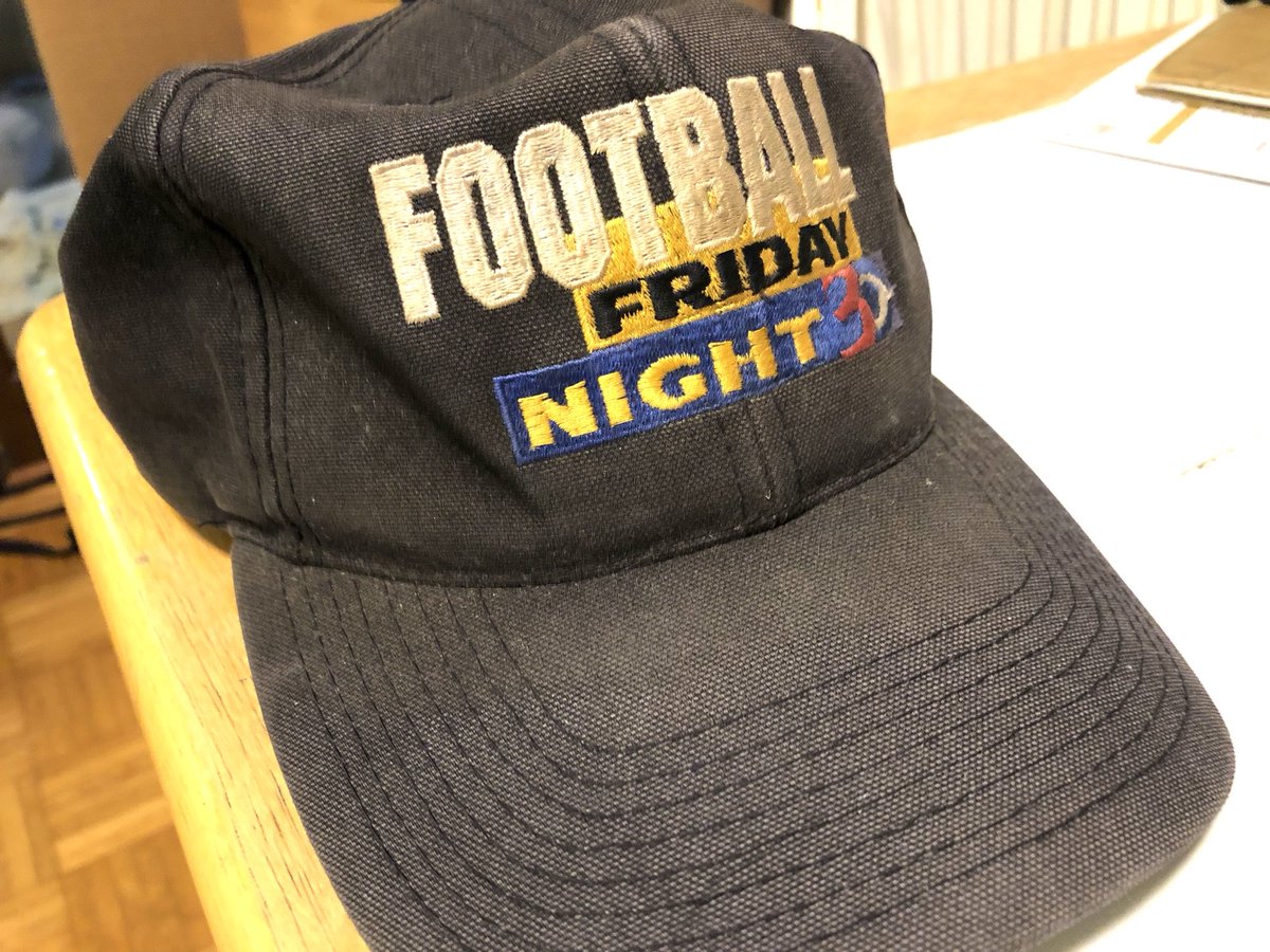 Yup. The old hat is back in action tonight! That time of year again! Back on the sidelines and STILL able to jump out of the way (I hope!) FFN tonight! ⁦<a href="/NateWimberly/">Nate Wimberly WBTV</a>⁩