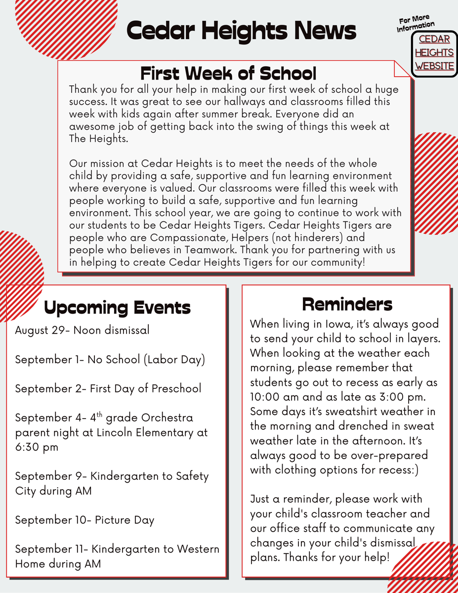 Check out our latest newsletter!!