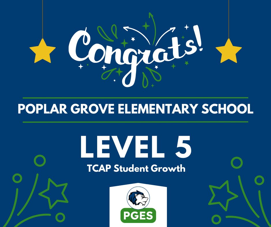 fssdPGES's tweet image. 🎉 We’re proud to be a TVAAS Level 5 school! This recognition reflects the incredible work of our teachers and their dedication to helping every student grow and succeed. 💙📚 #LearningForALL #TVAAS5