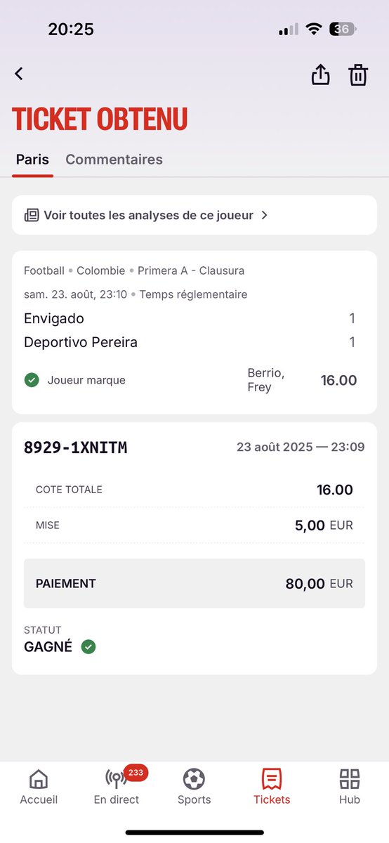 PFPronos's tweet image. Les championnats sud américains que des cotes de fou 🥵

#ParisSportifs