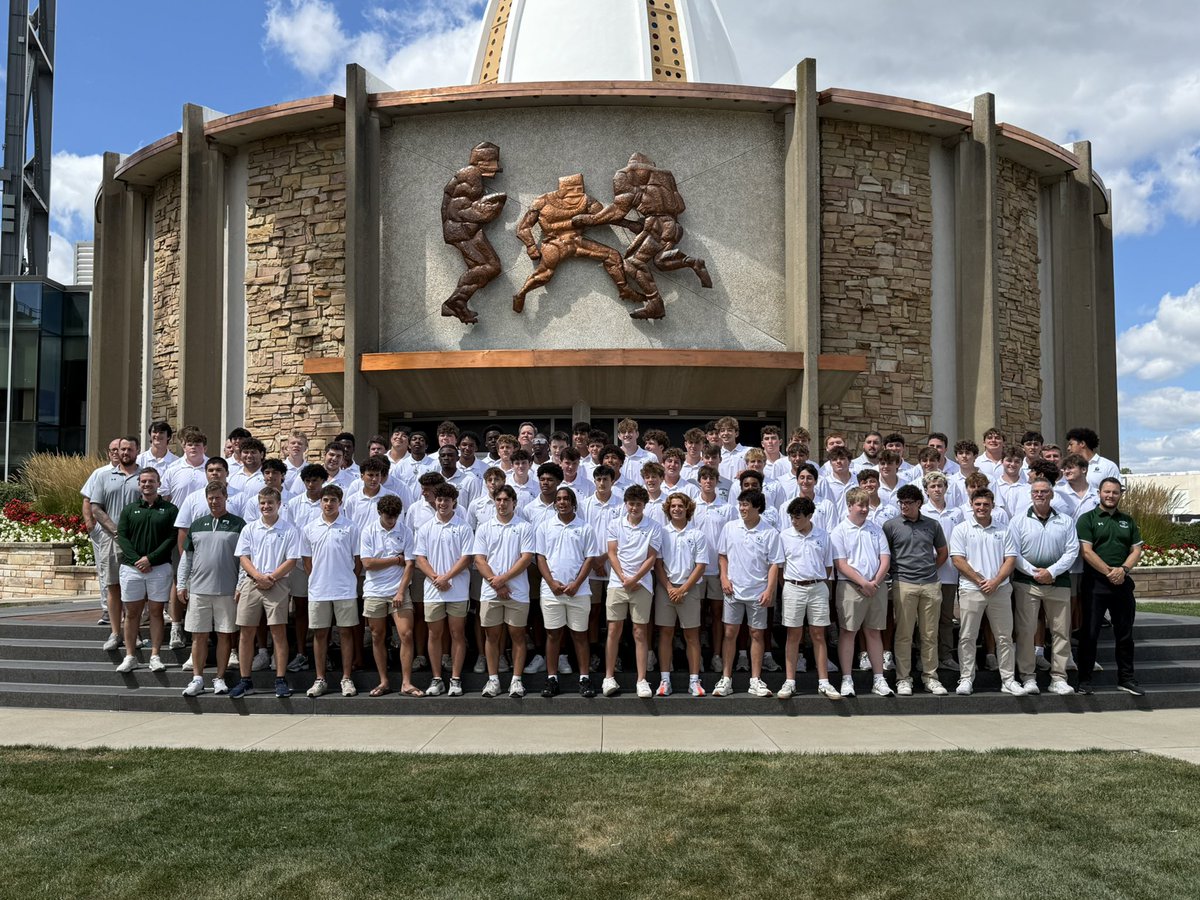 Thank you for the hospitality <a href="/ProFootballHOF/">Pro Football Hall of Fame</a> <a href="/DelbartonFB/">Delbarton Football</a>