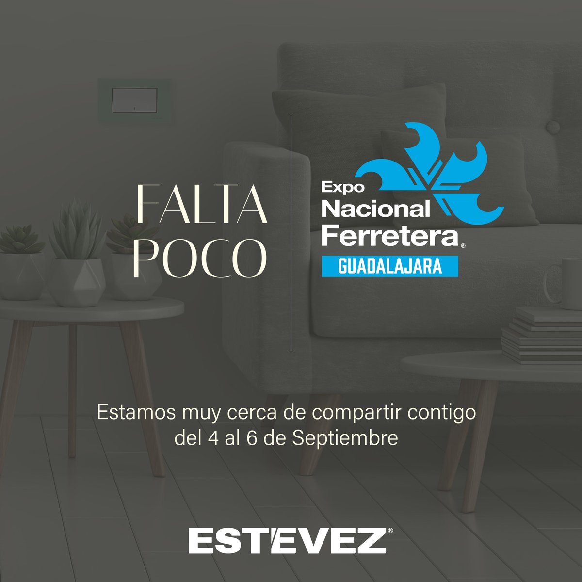 No te olvides de visitarnos en el stand 1229, en Expo Nacional Ferretera Guadalajara 2025, del 4 al 6 de Septiembre ¡Nos vemos pronto!