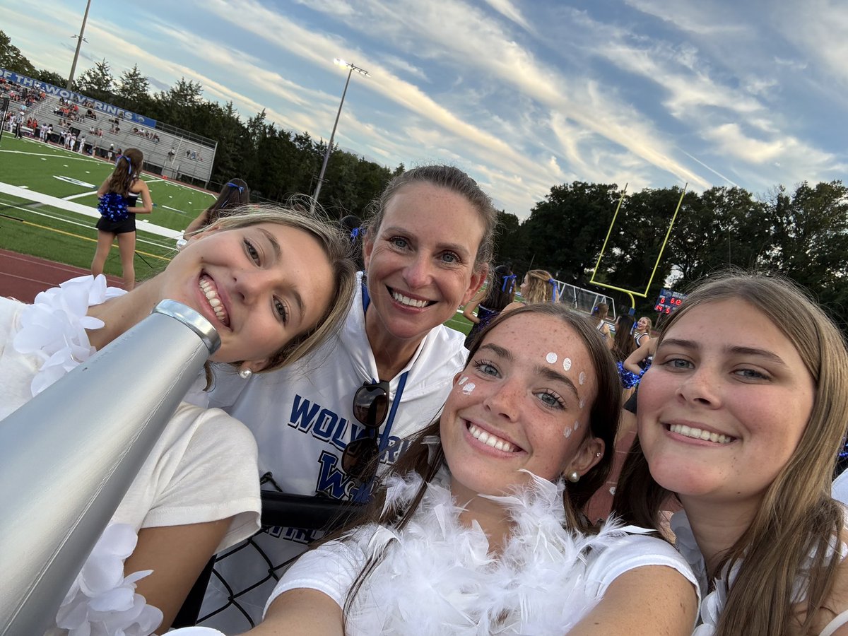 First home game last night!  Our seniors and the hype squad were equally excited! <a href="/RollwithWestPo/">WPStudentActivities</a> <a href="/westpoboosters/">West Po Booster Club</a>