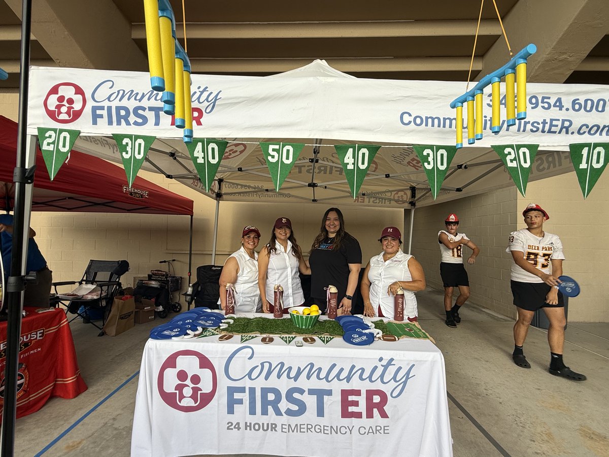 FirstER24's tweet image. It's that time of year to time to Meet the Team!!! A huge shoutout goes to the DPHS booster club for throwing another amazing kickoff to the school year. Good luck to all the athletes, y'all are going to do great! 🏈 🦌
#communityfirster #deerparktx #dphs