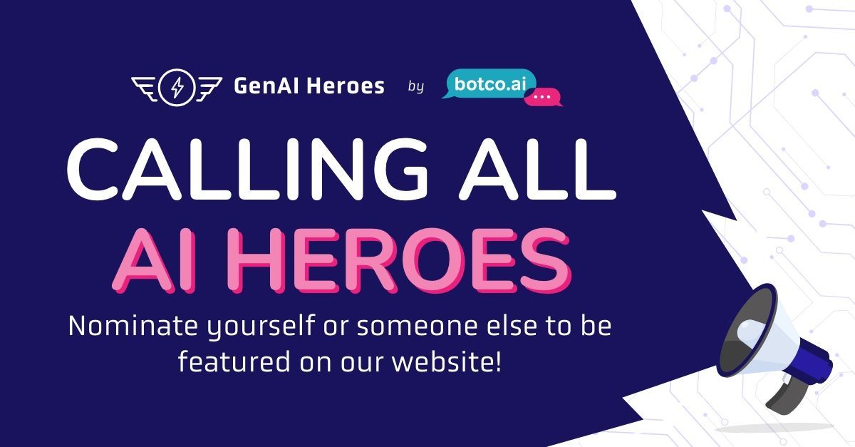botcoai's tweet image. 🌟 Nominate Your GenAI Hero! 🌟
Is someone in your workplace using AI to drive real innovation? Or maybe you are the one leading the charge! 🚀
👉 Submit your nomination: buff.ly/SKDXwul 

#GenAIHero #AIInnovation #BotcoAICommunity #FutureOfWork #AILeaders