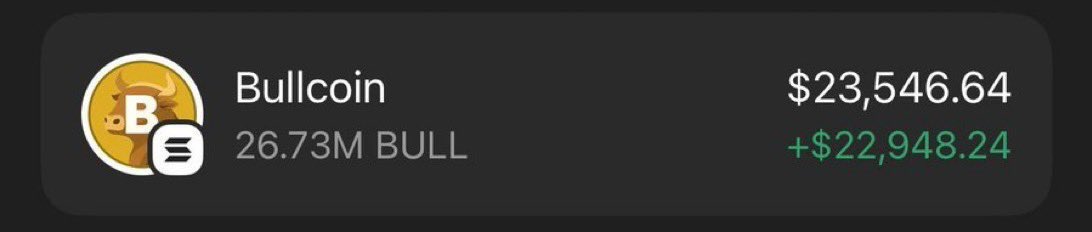 AshenApe's tweet photo. $BULL is PRINTING MASSIVE GAINS on my Alpha TG! ππ°π
Fams are celebrating big π₯³ππ₯
βοΈ Chain: #Solana #CryptoGems #LowCapAlpha #AltcoinSeason #DeFi
CA: D3DmEyC5p7LLkvEmtQX58EwGk5LmjqRJVNRmULRL
π Join my TG & ride the next breakout! https://t.co/WvrrGbi8va