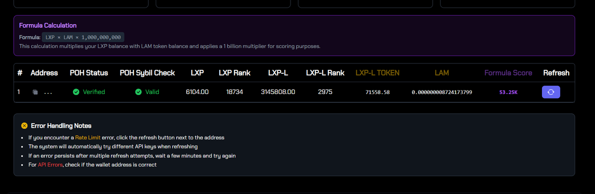 🚨zkCodex olarak resmi olmayan $LINEA checkeri yayınlıyoruz. Formül olarak "LXP × LAM × 1,000,000,000" üzerinden yola çıkarak hazırladık. 

Cüzdanlarınızı aratarak tahmini airdrop tahsisinizi görebilirsiniz. Bu formülün resmiliği yoktur, CT'de dolaştığı için sizler için