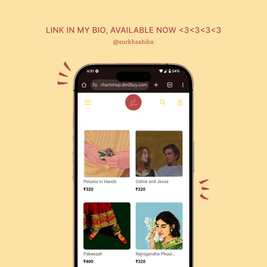 it's hereeeeeee :)

you can go to the shop link from my bio ❤️