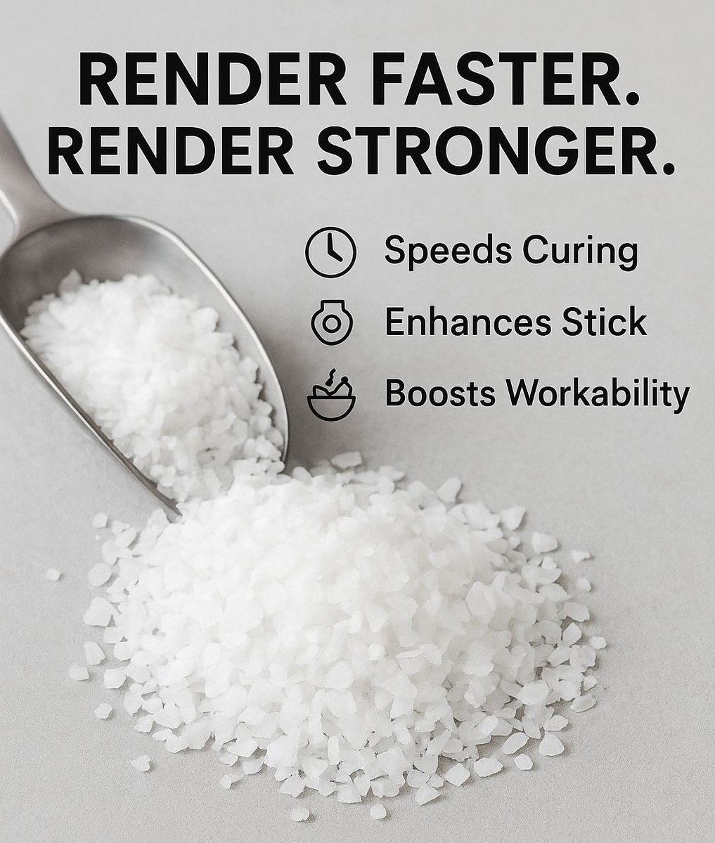 Render faster. Render stronger.
Cold weather? Tight deadlines? 🥶

Palatine’s Calcium Chloride Flake Render Accelerator (77–80% purity) speeds curing, boosts adhesion &amp; improves workability. 

palatinepaints.co.uk/product/calciu…

#PalatinePaints #Rendering #ConstructionPro #RenderAccelerator