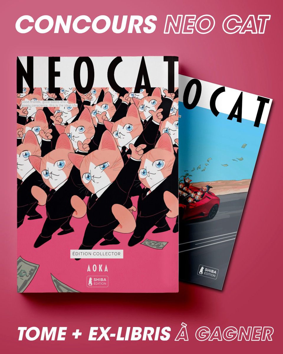 🐾👔 CONCOURS NEO CAT 👔🐾

Pour participer
💬 Tag 2 amis
↩️ Abonne-toi à notre compte
🔀 Partage
🏆 1 gagnant

⏲️ Du 29 août au 1er septembre à 12h. TAS à partir du 2 septembre 2025.

🌍 Réservé à la Belgique et la France métropolitaine.

📮 Expédition prévue via Mondial Relay.