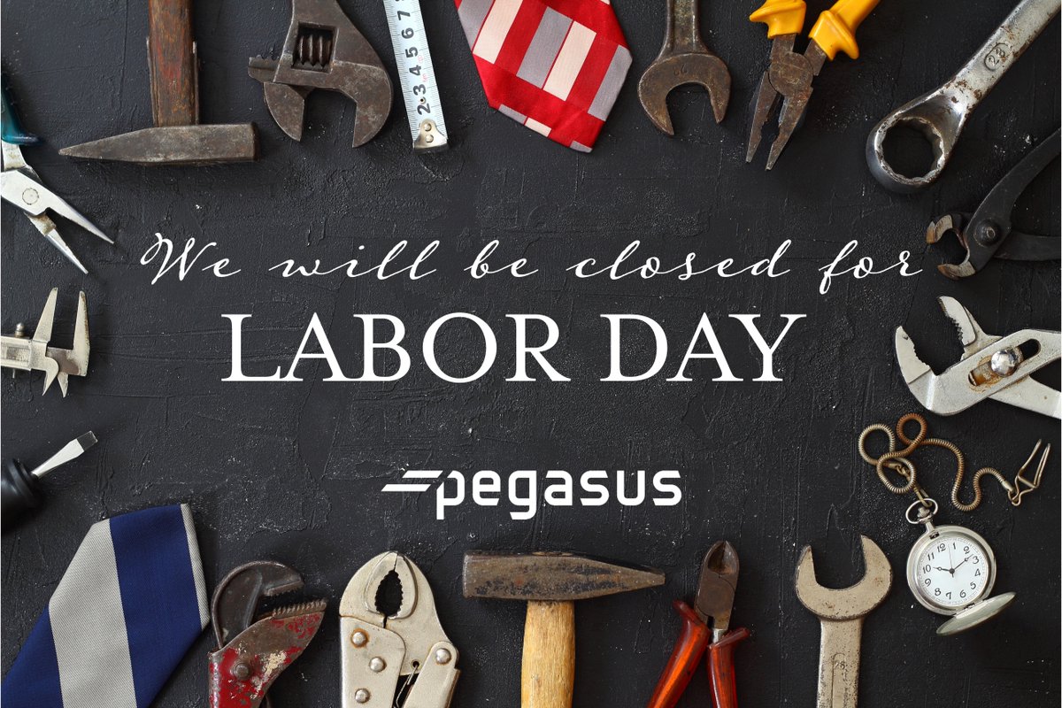 PegasusCasters's tweet image. In observance of Labor Day, Pegasus Casters will be closed on Monday, September 1st.
We’ll be back and ready to assist you when we reopen on Tuesday, September 2nd.
#LaborDay #PegasusCasters #HolidayHours #ClosedForLaborDay #ThankYouWorkers