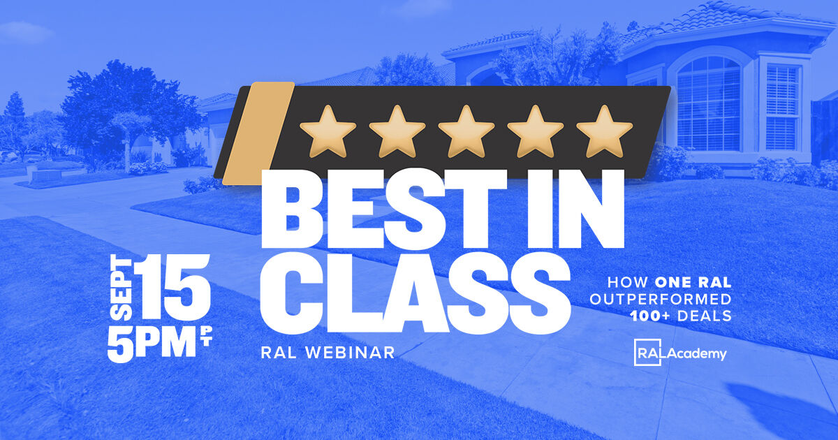100+ multifamily deals.
1 RAL home.
The RAL blew every other deal out of the water.

Hear Lea &amp; Carmina’s story at Best in Class
📅 Sept 15 | 5 PM PDT
🎟 Register for free residentialassistedlivingacademy.com/best-in-class-…

#BestInClass #ResidentialAssistedLiving #BetterReturns