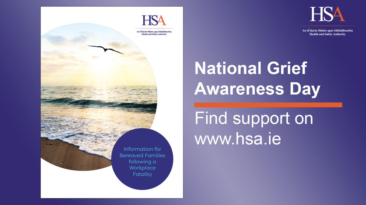 TheHSA's tweet photo. Grief is not a workplace hazard, but it can affect health and behaviour at work. It’s important to recognise this and provide support where appropriate.

Information for Bereaved Families following a Workplace Fatality
🔗 https://t.co/lnPvZJR61q https://t.co/nnWSFZ0aZ5