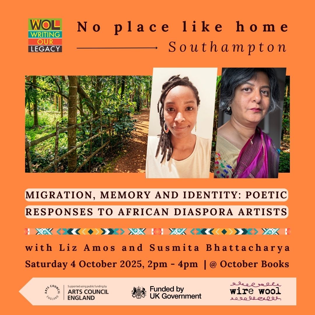 wire wool (@wirewoolevents) on Twitter photo 🤩Coming up in #Southampton
Thurs: Placeholder #Poetry readings at Bookshop Alehouse £5
4wks: <a href="/Susmitatweets/">Susmita Bhattacharya</a> <a href="/BHwritinglegacy/">Writing Our Legacy | Covert Issue 5 out now!</a> #crafting and #storytelling at Shirley Library🆓
5wks: Migration, Memory and Identity #writing workshop <a href="/OctoberBooks/">October Books</a>🆓
🎟️wirewoolevents.com 🤩Coming up in #Southampton
Thurs: Placeholder #Poetry readings at Bookshop Alehouse £5
4wks: <a href="/Susmitatweets/">Susmita Bhattacharya</a> <a href="/BHwritinglegacy/">Writing Our Legacy | Covert Issue 5 out now!</a> #crafting and #storytelling at Shirley Library🆓
5wks: Migration, Memory and Identity #writing workshop <a href="/OctoberBooks/">October Books</a>🆓
🎟️wirewoolevents.com