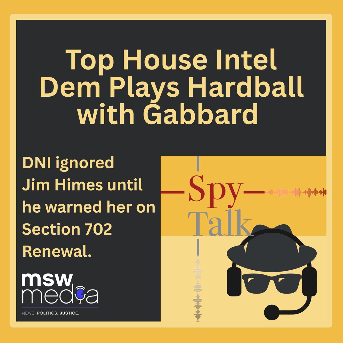 mswmediapods's tweet image. New @talk_spy podcast with hosts @SpyTalker & @Isikoff #MSWMedia 🕵🏼♀️ #SpyTalk
Guest: @jahimes
Listen: spytalk.simplecast.com/episodes/putin…