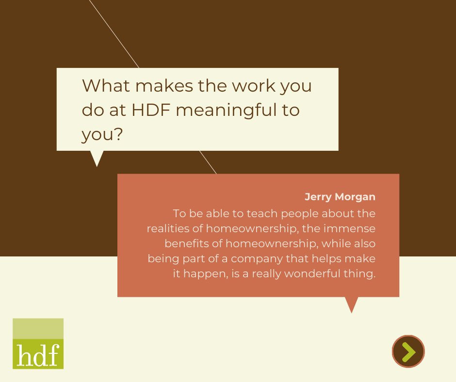 HDFCT's tweet image. Jerry has been with HDF since 2015 and serves as our Senior Homeownership Counselor. His expertise and dedication have guided countless families on their journey to homeownership. 
Learn more about our programs at hdfconnects.org #StaffFeature #Homeownership #Counseling