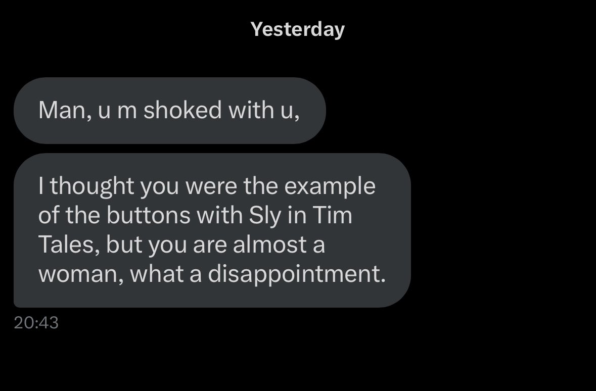 Not going to dignify this with an answer tbh.