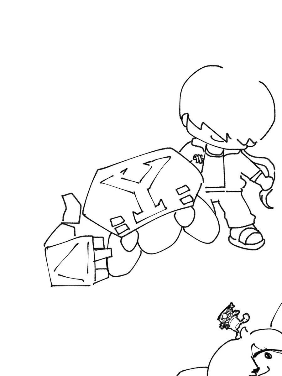 yuichi_illust's tweet photo. ぶいちゃえ描き中 https://t.co/0BnlmK6NCS