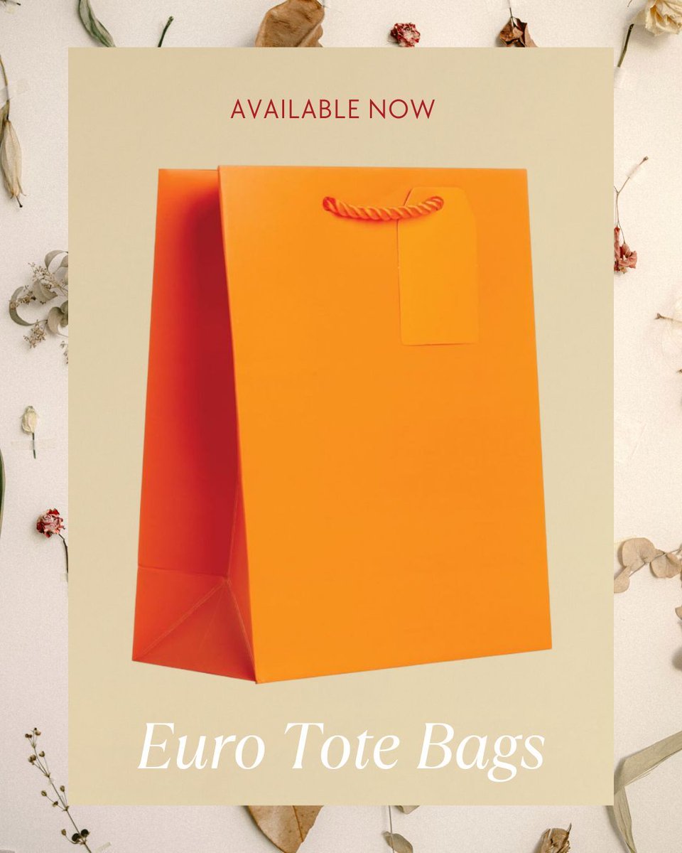 boxandwrap's tweet image. Elevate your brand experience with our luxurious Euro Tote bags and gift wrap. 🎁 

boxandwrap.com/euro-totes-bag… 

#LuxuryPackaging #RetailPackaging #EuroTotes #GiftWrapping #BrandExperience #BoutiqueSupplies
