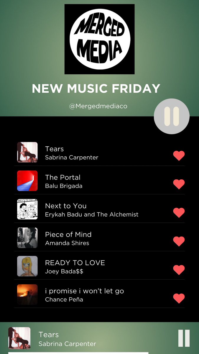 Happy #NewMusicFriday everyone! We’ve gotten so many releases this week, what’s been your fav drop?

#mergedmediaco #meetingfanswheretheyare