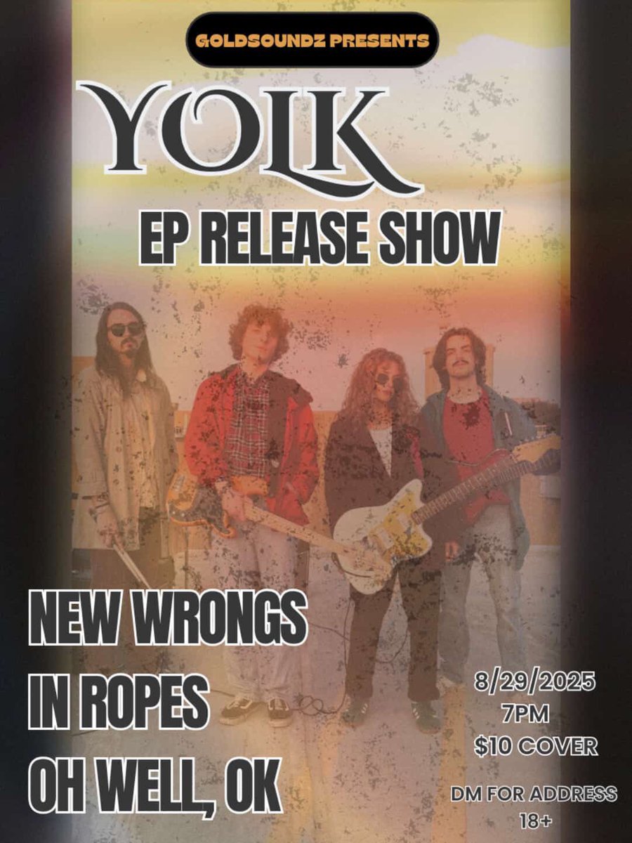 Madison homies my band is playing tn at gold sounds diy dm me for the addy