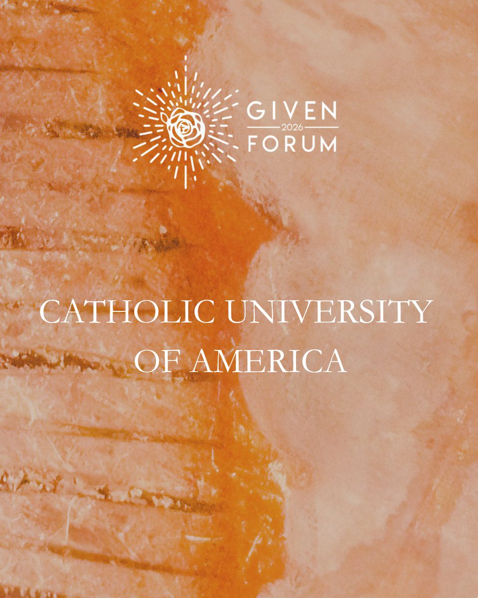 We are honored and excited to announce that our 2026 GIVEN Leadership Forum will take place June 24- 28 at the Catholic University of America in Washington, D.C.

Sign up for our newsletter and be the first to know about application details and more: giveninstitute.com/subscribe/