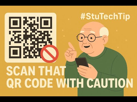 StuTechAZ's tweet image. 📱 Think before you scan that QR code.
Scammers love to sneak in through those little black-and-white boxes.
🎥 Watch this 60-second tip: zurl.co/Nrojx
Secured. Supported. Simple. StuTech.
#StuTechTip #QRScamAlert #SeniorTechHelp #SmallBizSupport #CallUsNotYourKids