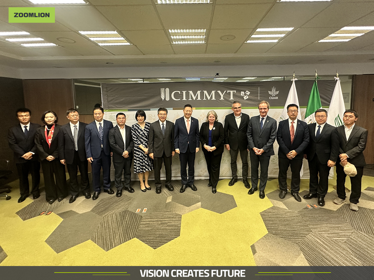 #ZOOMLIONBrand &amp; CIMMYT unite in Mexico! 🌽🌾
An MOU was signed to boost cooperation—optimizing product performance, delivering advanced agri-equipment, and speeding research-to-production. A milestone in China-Mexico ties, adding “Chinese wisdom” to global food security.
