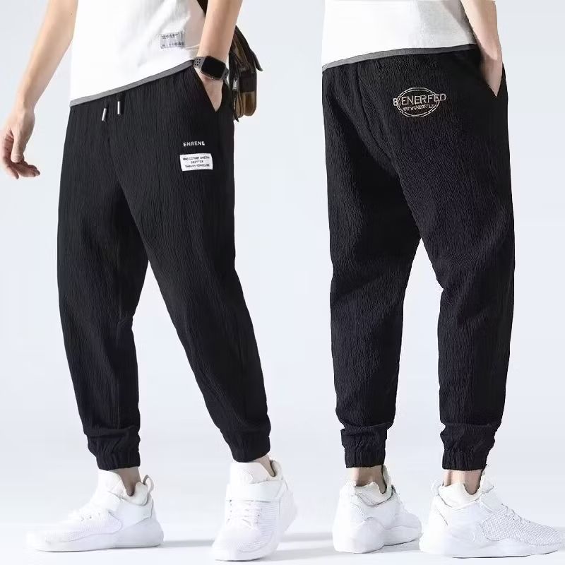 Check out 【3 Color】Loose-fitting jogger pants for men Korean style trendy casual versatile thin breathable summer sports nine-point pants for men M-5XL for ₱367. Get it on Shopee now! s.shopee.ph/7ATkfti3sd?sha…