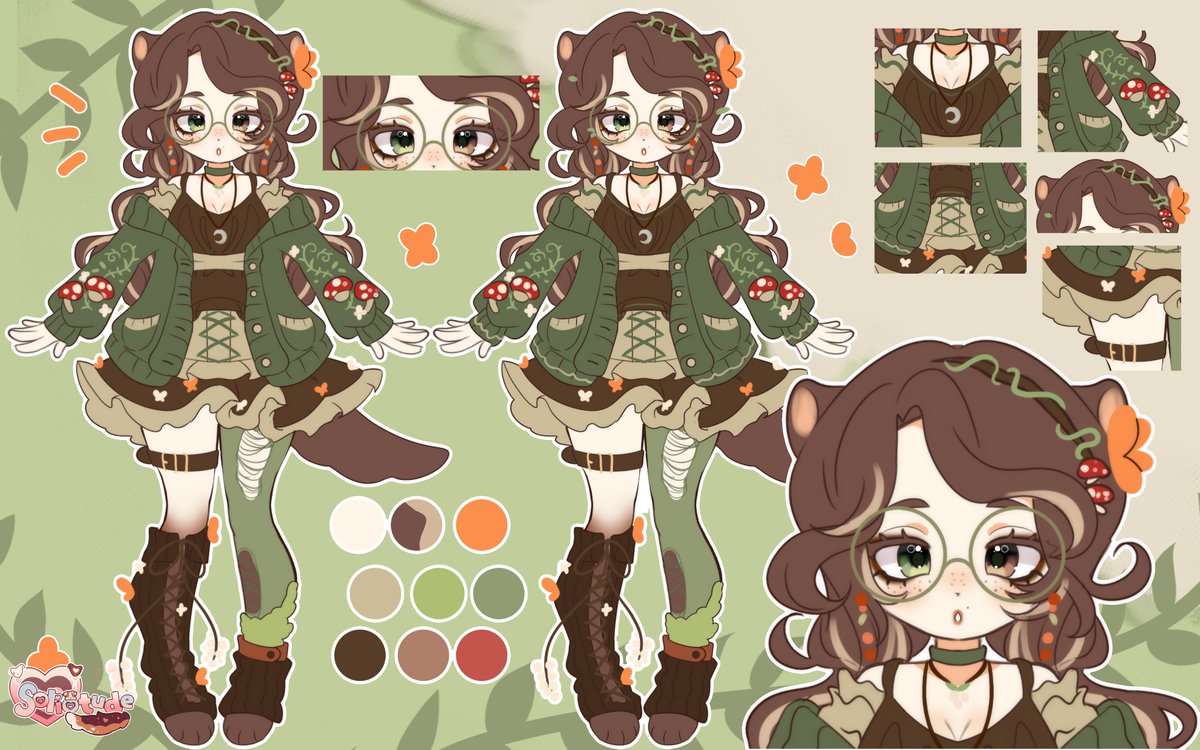 🧡🍃🦦
character design for <a href="/fuwacarmie/">fuwacarmie 🦦🌿</a> !
thank you so much again :3