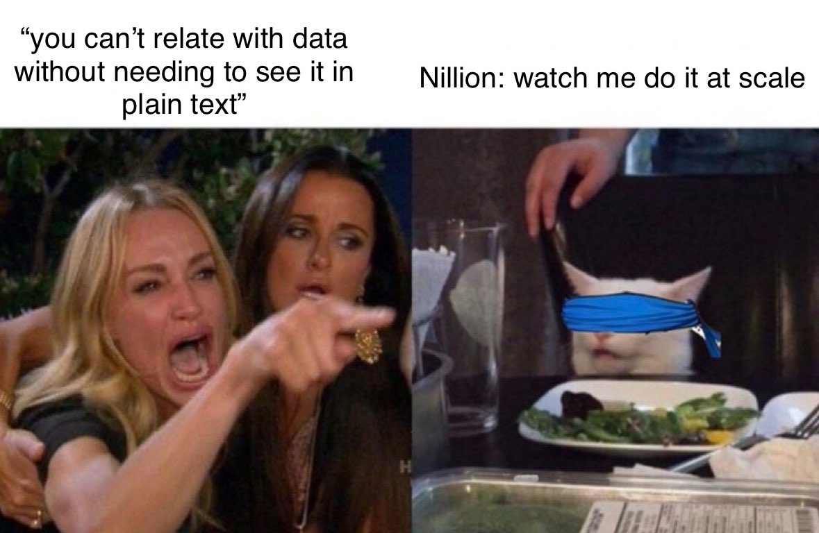 not necessarily privacy in DeFi w <a href="/nillionnetwork/">Nillion</a> but more all-encompassing.

&gt; build an infra that allows for “data” to be secure in storage and compute is the baseline. 

w this as the foundation, we can iterate what could / should be from a “privacy product” standpoint on top