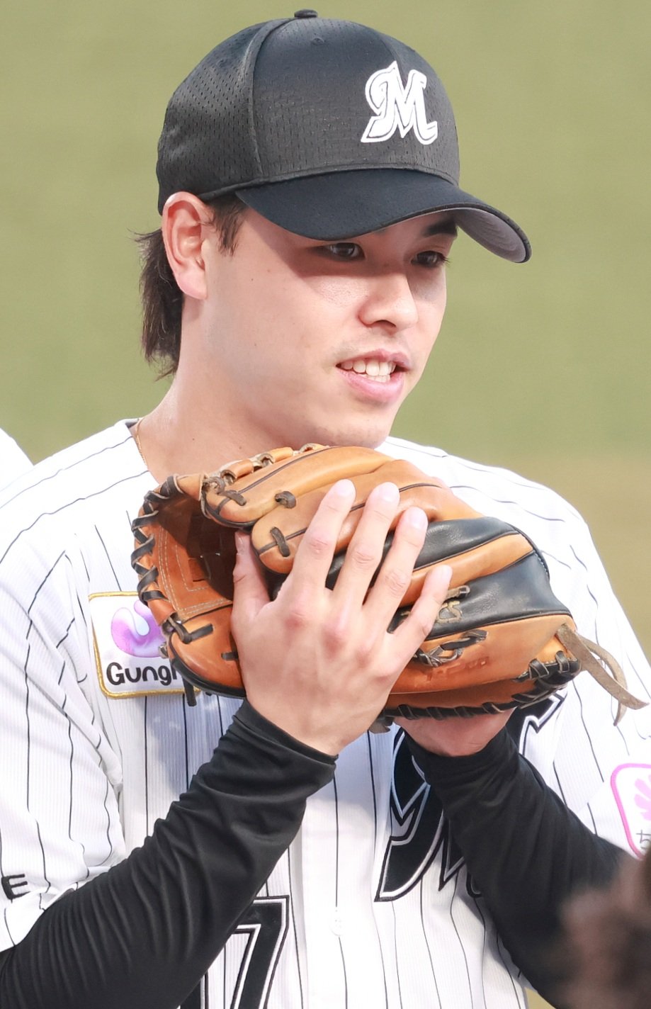 小川龍成選手　実使用ヘルメット 小川龍成選手実使用ヘルメット