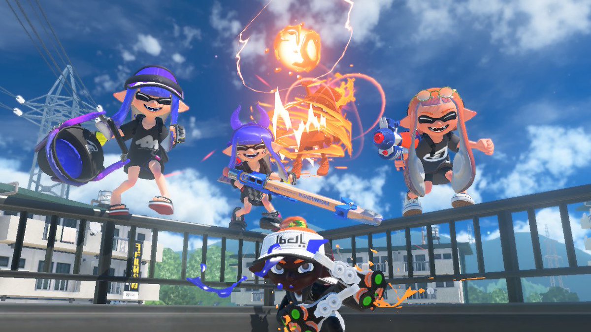 __qvclz's tweet image. インクウェーブ1ヶ月間ありがとう!!
色んな武器持てて楽しかった！またやろう！
w/あろ スシニ Leaf クアッド(にち)