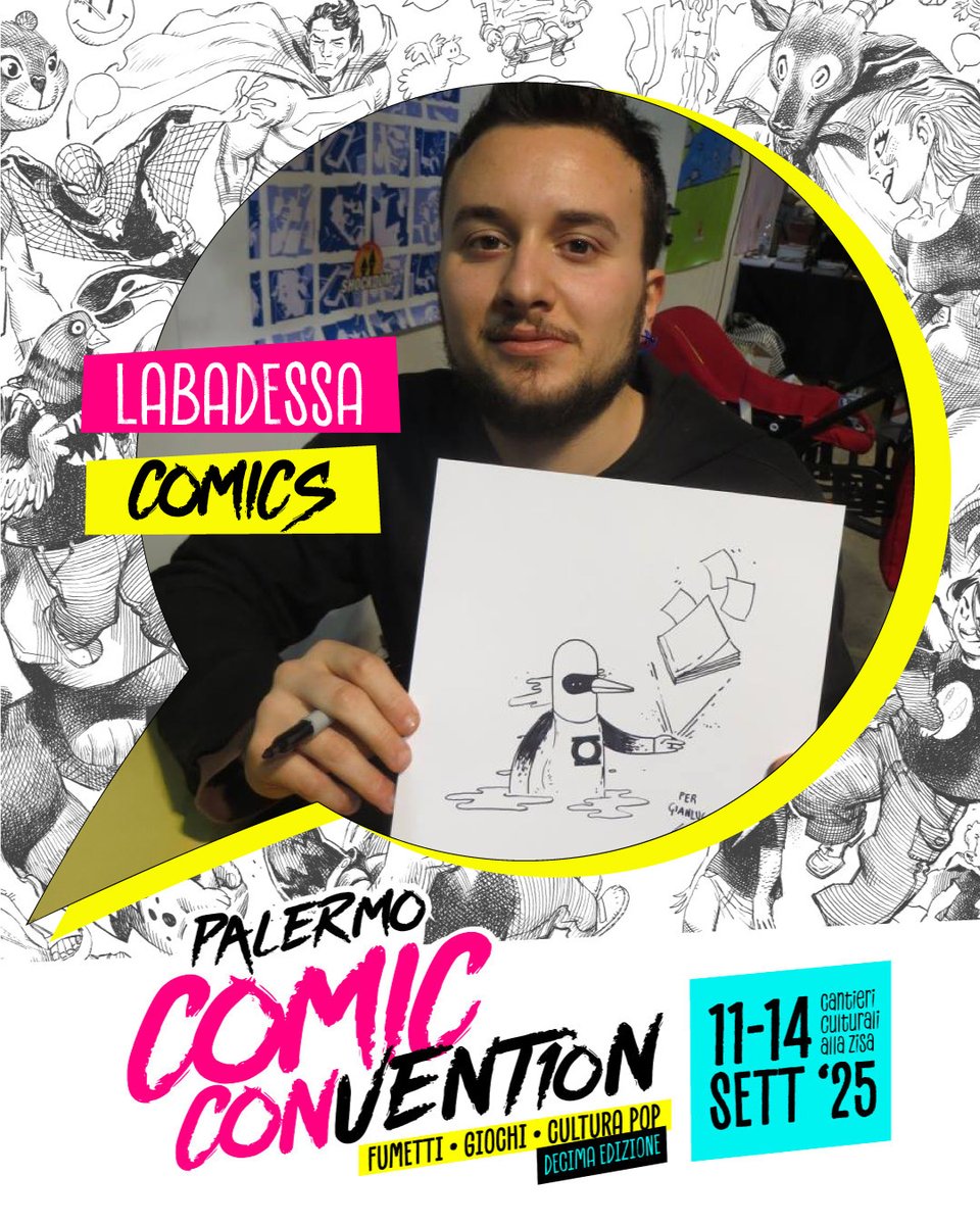 PalermoComicCon tweet media