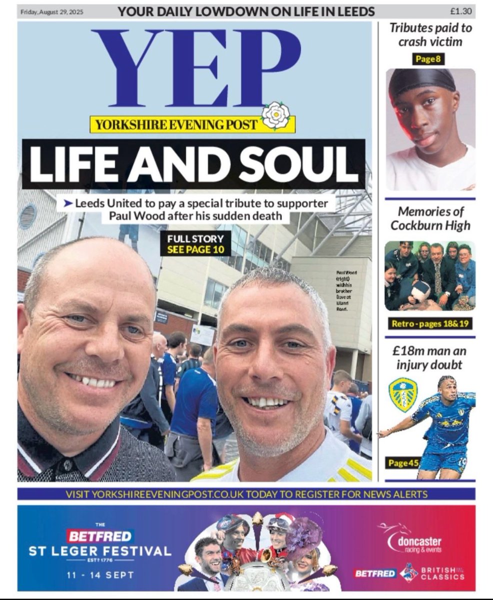 PLEASE SHARE 💙💛🤍
In just over 24 hours time we would ask you to join in a minute applause for Paul in the 49th min.
spread the word #alaw #LUFC 
<a href="/apopey/">Adam Pope</a> <a href="/PhilHay_/">Phil Hay</a> <a href="/kylenewbould/">Kyle Newbould</a> <a href="/TheSquareBall/">The Square Ball</a> <a href="/LucasRadebe/">Lucas Radebe</a> <a href="/BrynLaw/">Bryn</a> <a href="/lufcstats/">stats (PL)🏆</a> <a href="/LUFC/">Leeds United</a> <a href="/BarneyLUFC21/">BARNEY (C) 🦚</a> <a href="/mattthebat92/">Maff</a> <a href="/mrdavidnwood/">David Wood</a>