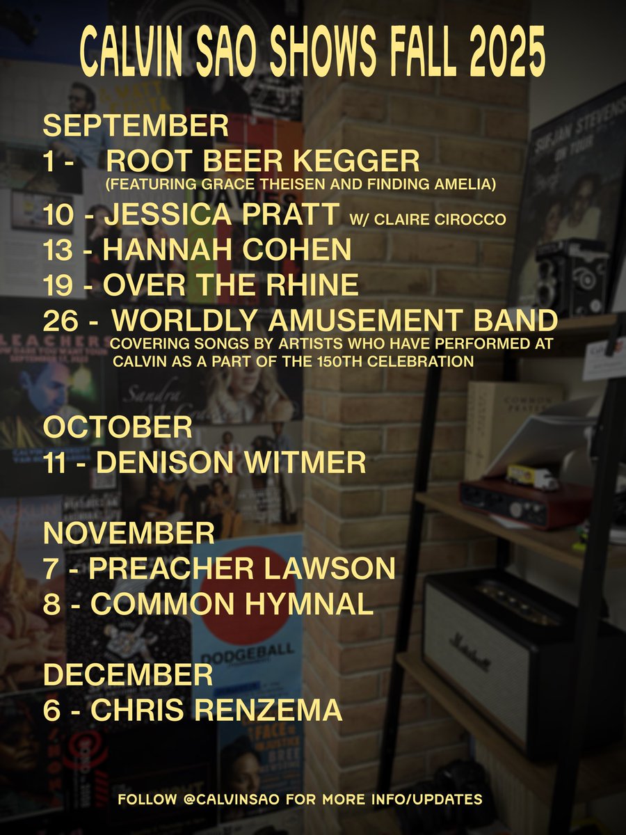 Which <a href="/calvinsao/">Calvin University SAO</a> show will I see you at?