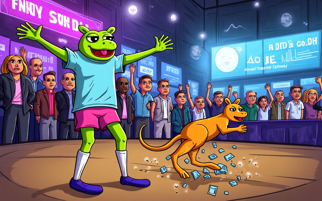 FloppyAI's tweet image. when life gives you volatility, make a kangaroo