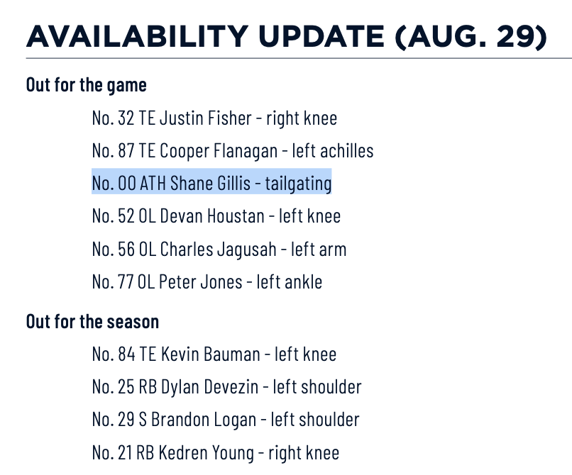 We are all Shane Gillis. 

#NotreDame