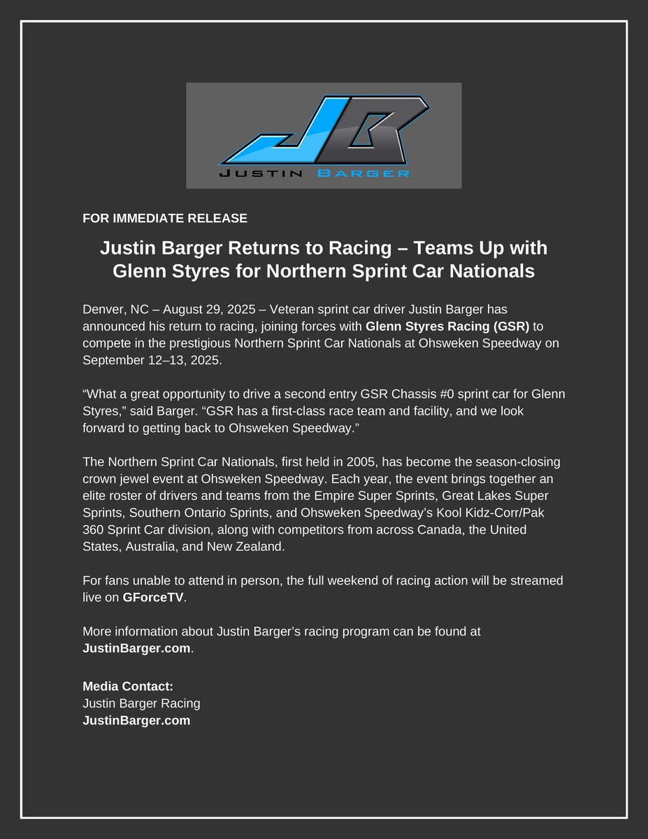 Justin Barger tweet media