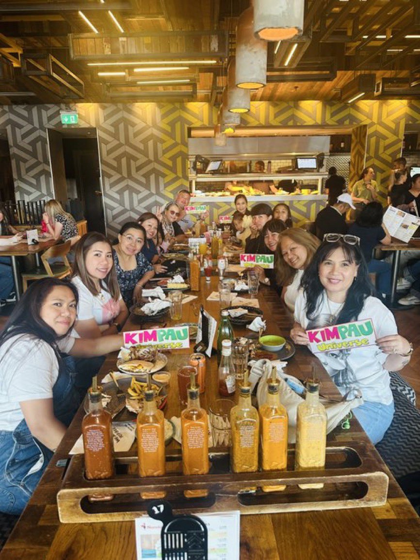 Best moments are made over shared meals with friends.
 
Ito talaga ang hindi mawawala sa KPUO, after event kwentuhan. Ang sarap sa pakiramdam pagkwentuhan ang experience with our mains 🥰

We love you our sisters in other part of the world 🫶🏻

#KimPau | #KimChiu | #PauloAvelino