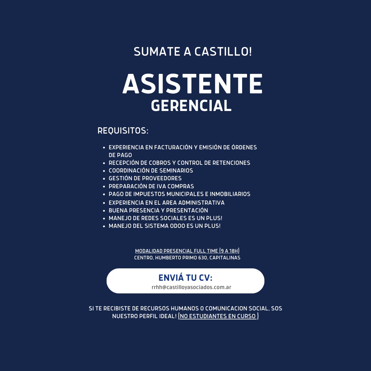 Castillo y Asociados tweet media