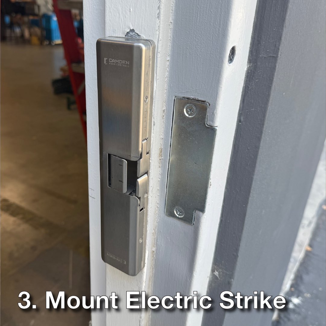 PACLOCK_USA's tweet image. Cloud-based access control doesn’t have to be complicated or time-consuming.

This door was equipped with a push bar, electric strike and @PACBLU_PLC in under 2 hours—providing mobile credentials, user-based permissions, and audit trails.

#PACLOCK #PACBLU #AccessMadeSimple #NoIT