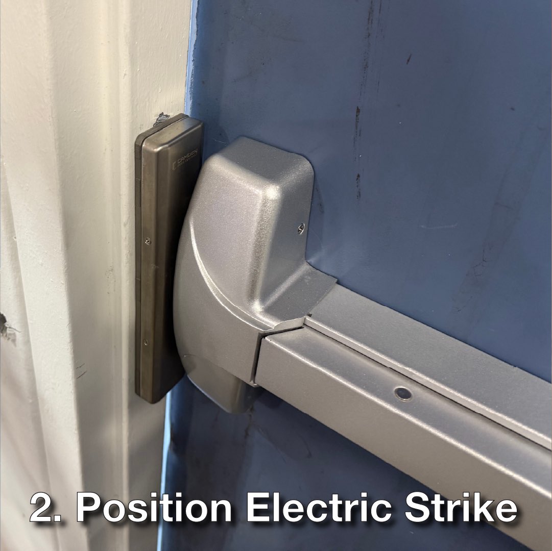 PACLOCK_USA's tweet image. Cloud-based access control doesn’t have to be complicated or time-consuming.

This door was equipped with a push bar, electric strike and @PACBLU_PLC in under 2 hours—providing mobile credentials, user-based permissions, and audit trails.

#PACLOCK #PACBLU #AccessMadeSimple #NoIT