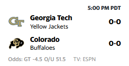 cblezbets's tweet photo. I have a 1u wager in Goergia Tech/Colorado

Like if you want the pick for free ❤️
(be following @cblezbets so I can DM you) https://t.co/nyrMdoJOhj