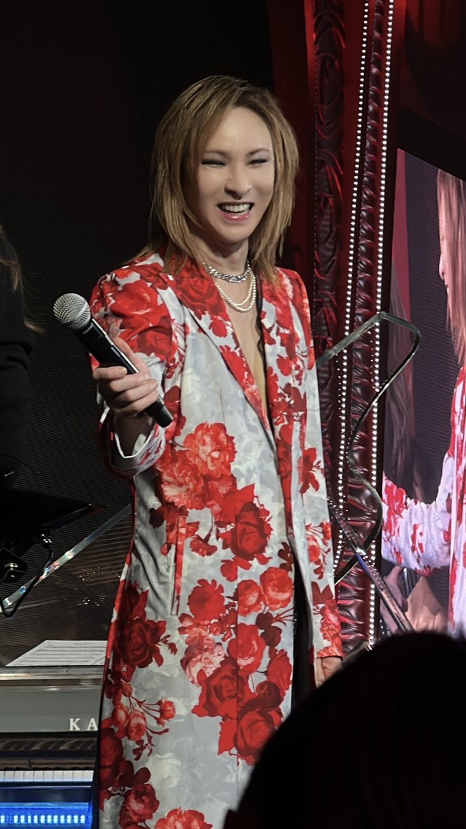 この笑顔がある限り私の人生は一生バラ色🌹✨

#EVENINGwithYOSHIKI2025
#0829DS