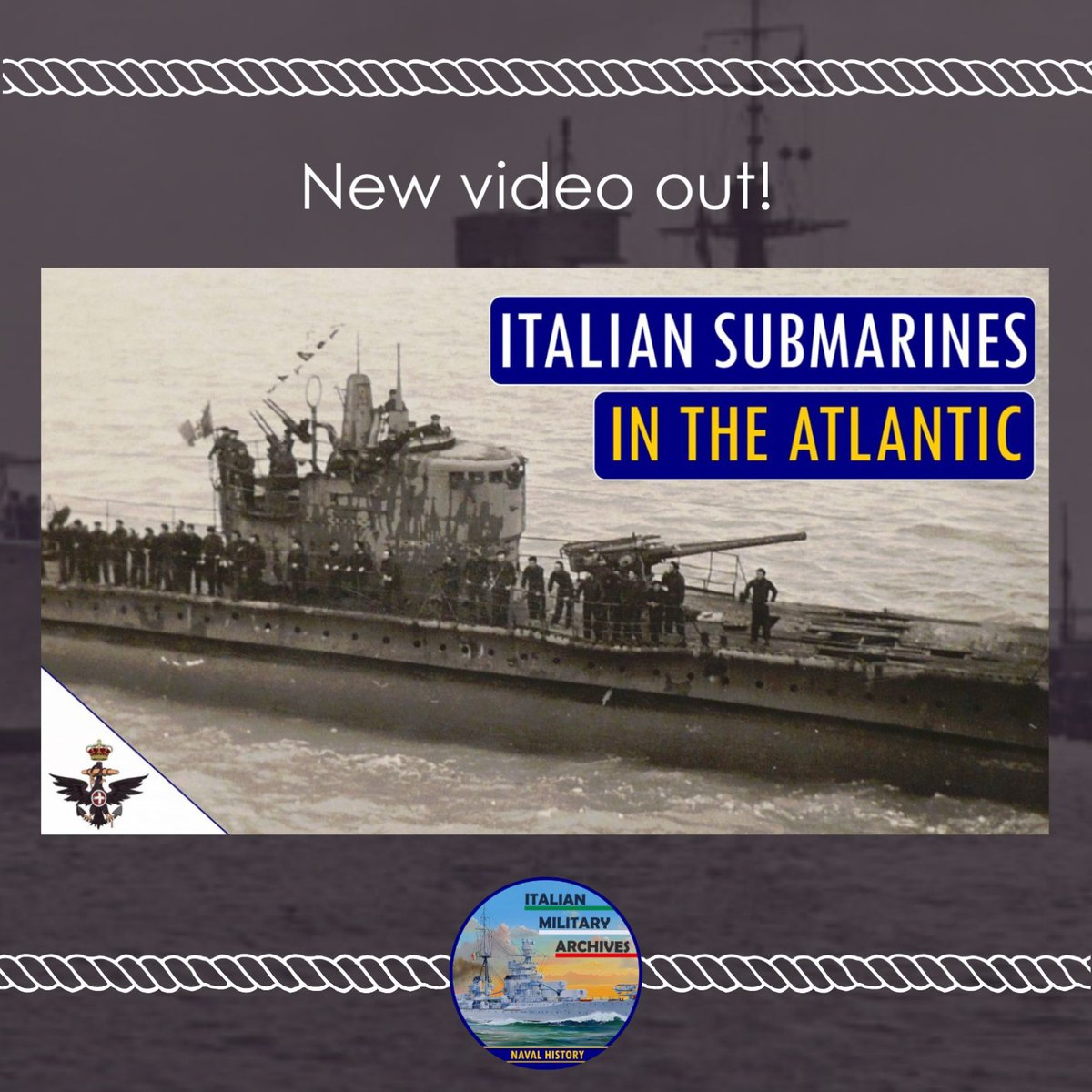 There you go! The video about the Italian submarines in the Atlantic is just released. Let me your thoughts in the comments

👉 youtu.be/mHRCZ2v2K60?si…