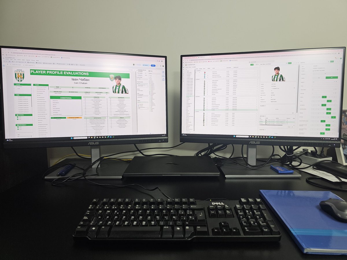 Technology &amp; Football

Data put at the service of sports management to analyze progress and make decisions. FC Karpaty 🟢⚪️

Tecnología &amp; Football 

Los datos puestos al servicio de la dirección deportiva para poder analizar el camino y tomar decisiones. FC Karpaty 🟢⚪️