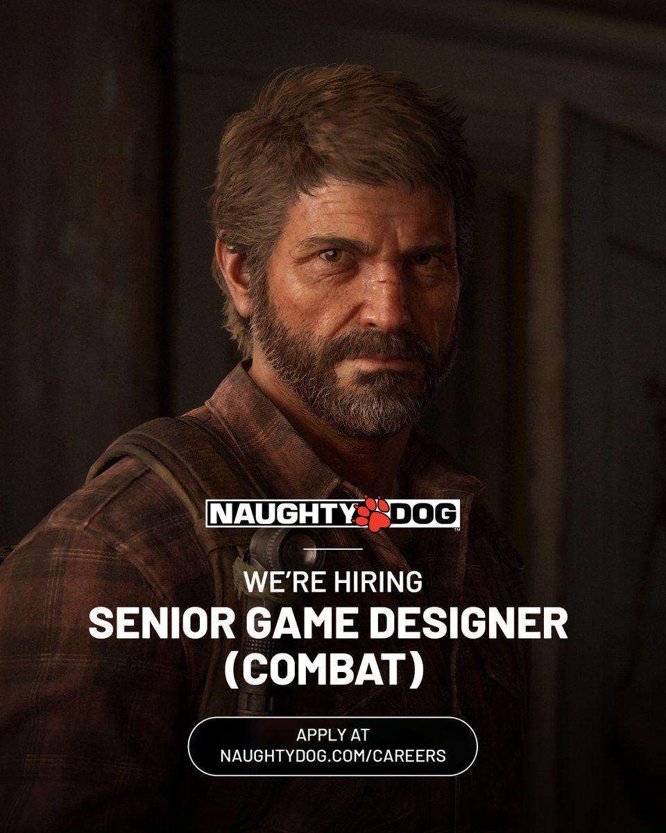 NaughtyDogJobs's tweet image. 🔥HOT JOB🔥Senior Game Designer (Combat)
Are you ready to shape the future of combat design? We're on the hunt for a talented Senior Combat Designer to join our team!
Apply Now📥 naughtydog.com/openings?depar…
#naughtydogcareers #gamejobs #gamecombat #gamedev #gamedesign